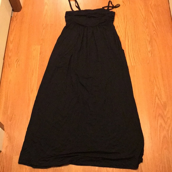 Soma Intimates Black Jersey Maxi Dress Size Medium in VEUC! - Picture 7 of 11